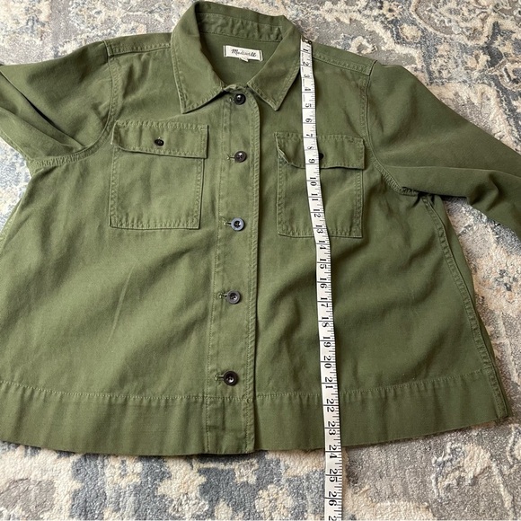 Olive Green Women's Jacket Madewell - Picture 3 of 6